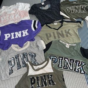 Pink by Victoria Secret shirt lot